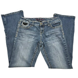 Y2K Bootcut Rhinestone Denim Jeans