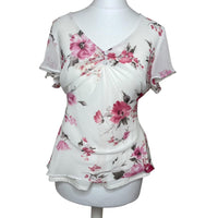 Floral Mesh Top