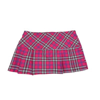 Y2K Tartan Mini Pleated Skirt