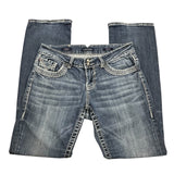Y2K Embroidered Bootcut Jeans