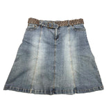 Denim Skirt Y2K with Belt
