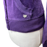 Y2K Purple Velour Lipsy Track Jacket
