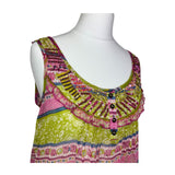 Green Mesh Y2K Top