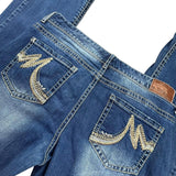 Y2K Embroidered Jeans