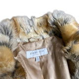 Vintage Tan Faux Fur Coat