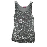 Sparkly Y2K Sequin Vest Top