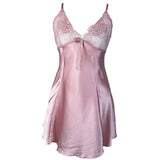 Baby Pink Satin Slip Dress