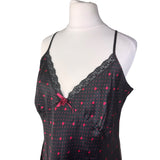 Y2K Love Heart Slip Dress