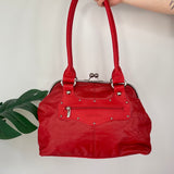 Red Leather Handbag