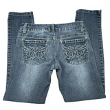 Y2K Embroidered Denim Jeans