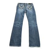 Y2K Embroidered Bootcut Jeans
