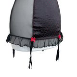 Y2K Black and Red Lingerie Dress