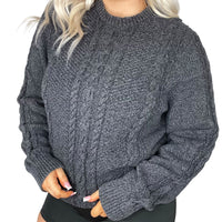 Charcoal Grey Nautica Knitted Jumper