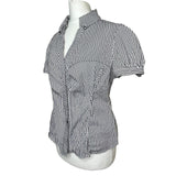 Y2K Pinstripe Fitted Shirt