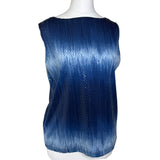 Y2K Sequin Blue Ombre Top