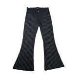 Y2K Pinstripe Flared Jeans
