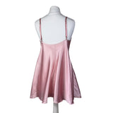 Baby Pink Satin Slip Dress