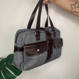 Y2K Denim Duffle Bag