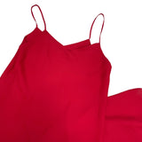 Vintage Red Mesh Maxi Dress