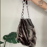 Faux Leather & Fur Bag