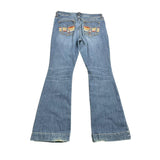 Old Navy Embroidered Flared Jeans