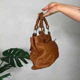 Tan Vintage Leather Handbag