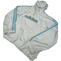 Vintage Adidas Spell Out Pullover Track Jacket