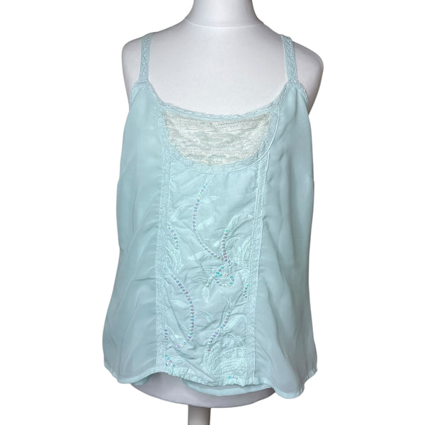 Y2K Pastel Blue Cami