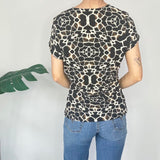 Animal Print Y2K Top