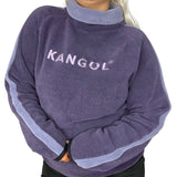 Kangol Purple Pullover Fleece High Neck