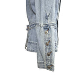 Y2K Military Denim Jacket
