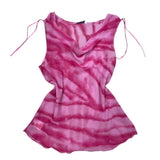Pink Mesh Y2K Top