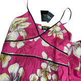 Pink Floral Print Dress
