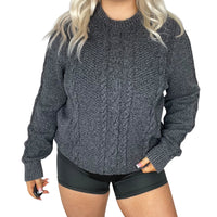 Charcoal Grey Nautica Knitted Jumper