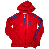 Vintage Adidas Red Zip Up