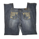 Y2K Embroidered Denim Jeans