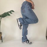 Y2K Embroidered Denim Jeans