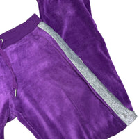 Y2K Purple Velour Joggers