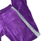 Y2K Purple Velour Joggers