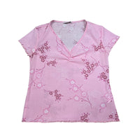 Y2K Pink Mesh Top
