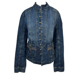 Y2K Embroidered Denim Jacket