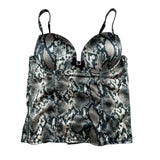 Leopard Print Corset Cami Set