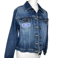 Graphic Patch Denim Jacket