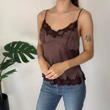 Vintage Satin Y2K Cami