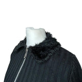 Y2K Black Zip Up