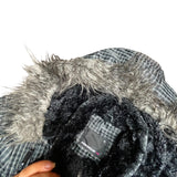 RARE Y2K FISHBONE PUFFER JACKET