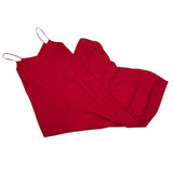 Vintage Red Mesh Maxi Dress