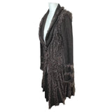 Vintage Brown Knitted Cardigan