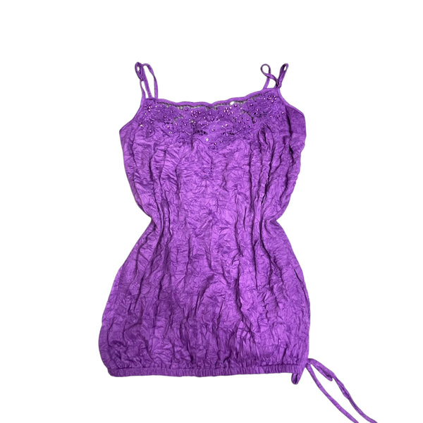 Purple Y2K Cami Top