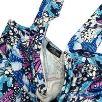 00’s Jane Norman Butterfly Maxi Dress